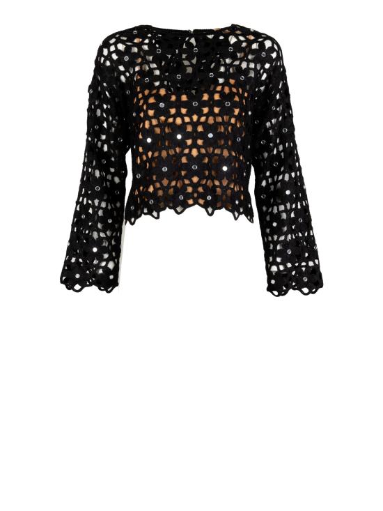 26SS 마이클 코어스 스웨터 MS651ZMKNE001 BLACK Black