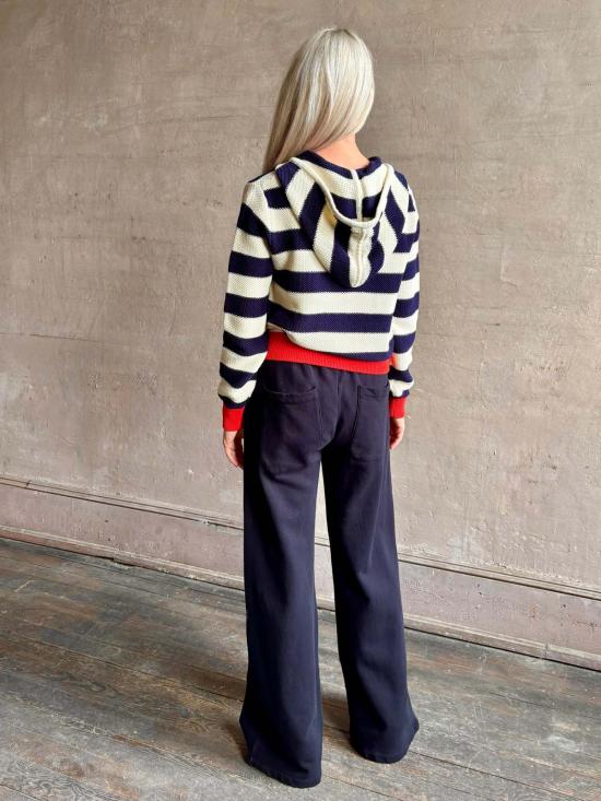  트로바타 스웨터 라파 지퍼 후드티 - TROVATA