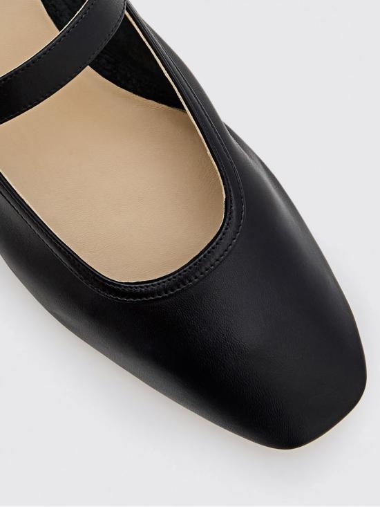 26SS 르 몽드 베릴 플랫 슈즈 BMJLEABLA Black - LE MONDE BERYL