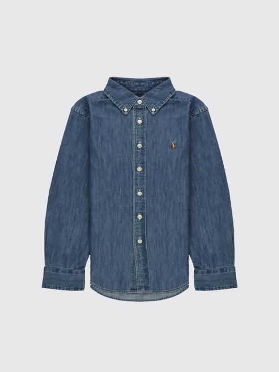 26SS [키즈] 폴로 랄프로렌 셔츠 323713843 001 Blue