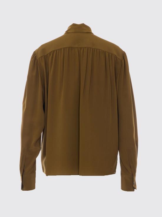 26SS 생로랑 셔츠 861926Y100W 3304 Green - SAINT LAURENT