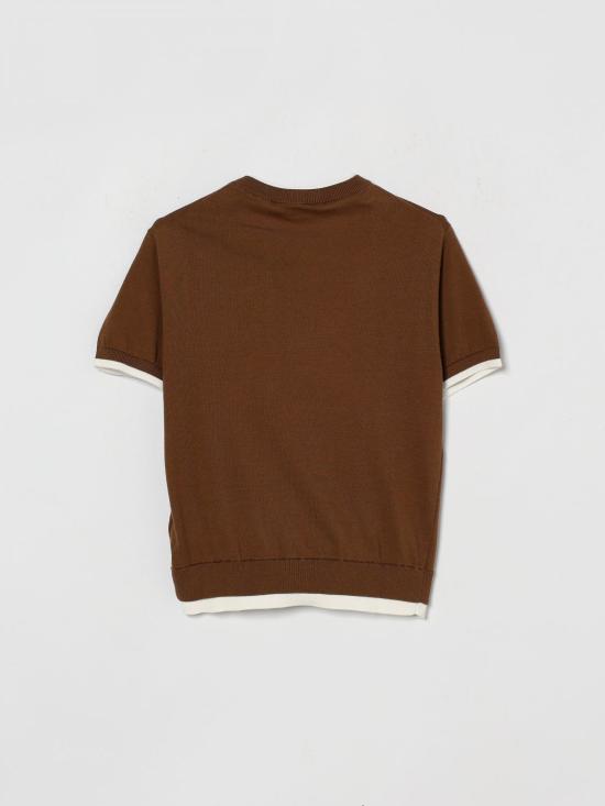 26SS [키즈] 파올로페코라 풀오버 PP4272 CAFFE Brown - PAOLO PECORA