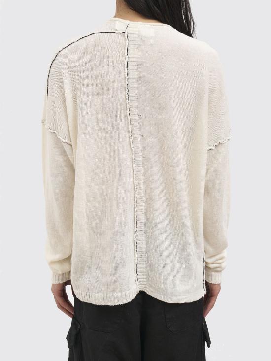 26SS 이자벨베네나토 스웨터 UK12S26 White - ISABEL BENENATO