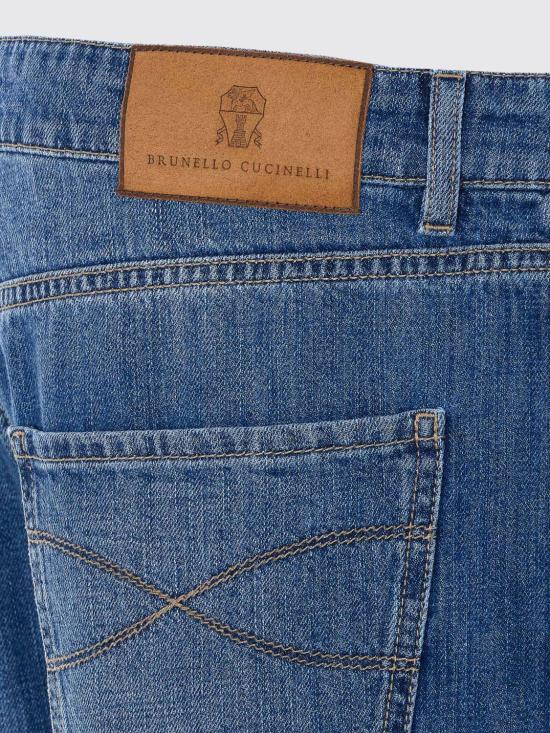 26SS 브루넬로 쿠치넬리 데님 팬츠 M0Z37X1290 C1471 Blue - BRUNELLO CUCINELLI
