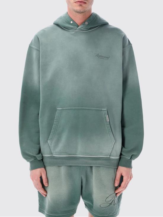 26SS 리프레젠트 후드 티셔츠 OCM41200 39 Green