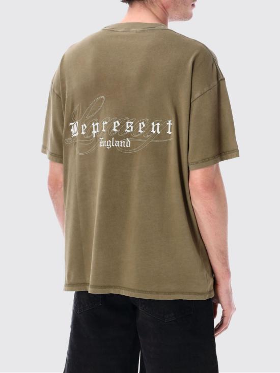 26SS 리프레젠트 반팔 티셔츠 MLM100178 59 Kaki - REPRESENT