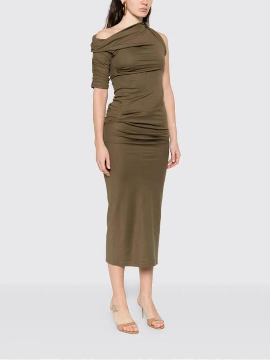 26SS 자크뮈스 롱 원피스 26EDRW00142AJ00260 580 Brown - JACQUEMUS