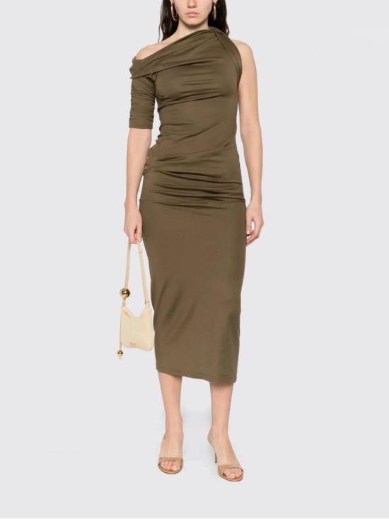 26SS 자크뮈스 롱 원피스 26EDRW00142AJ00260 580 Brown - JACQUEMUS