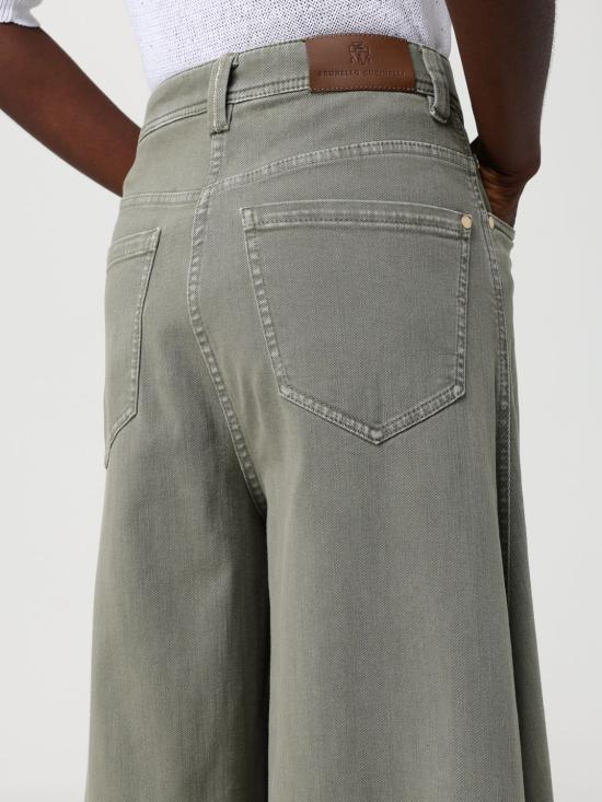 26SS 브루넬로 쿠치넬리 데님 팬츠 MH137P4073 C4402 Green - BRUNELLO CUCINELLI