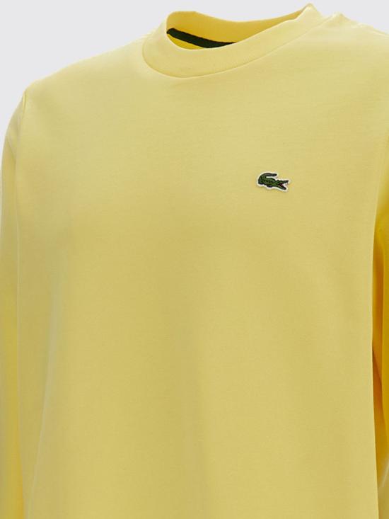 26SS 라코스테 긴팔 티셔츠 SH9801 107 Yellow - LACOSTE