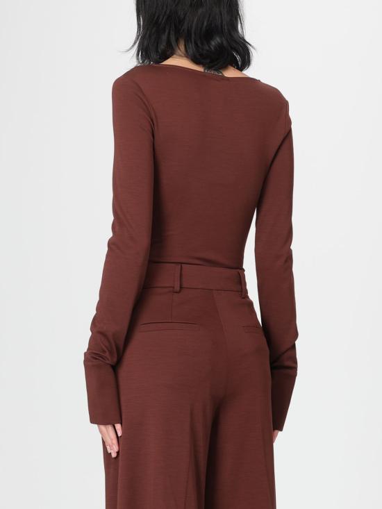 25FW 막스마라 탑 2521946069600 002 Burgundy - MAX MARA