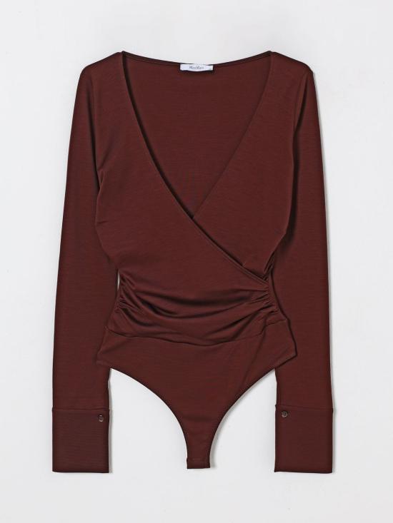 25FW 막스마라 탑 2521946069600 002 Burgundy - MAX MARA