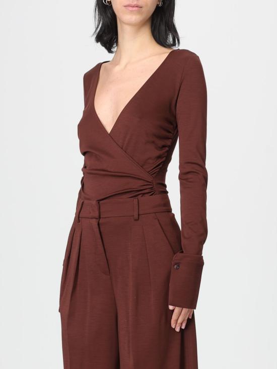 25FW 막스마라 탑 2521946069600 002 Burgundy - MAX MARA