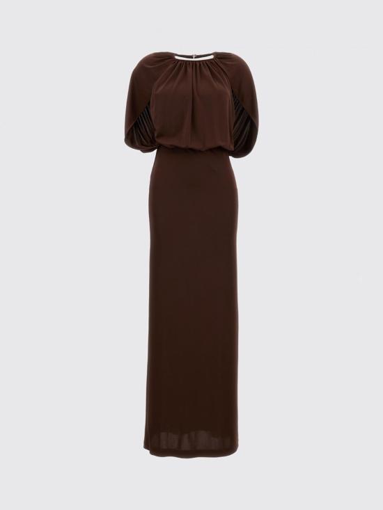 26SS 데 펨메스 롱 원피스 D534S0 D0401 Brown - DES PHEMMES