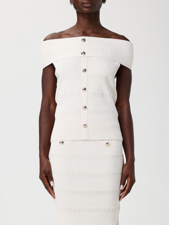 26SS 리우조 민소매 티셔츠 CA6217MS55N P9574 Cream