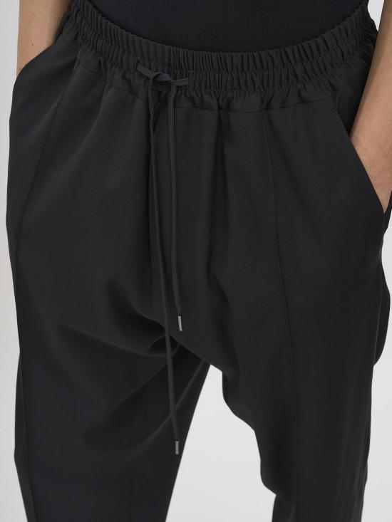 26SS 이자벨베네나토 스트레이트 팬츠 UW33CO Black - ISABEL BENENATO