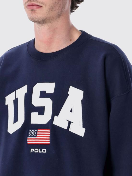 26SS 폴로 랄프로렌 긴팔 티셔츠 710P05441 001 Blue - POLO RALPH LAUREN
