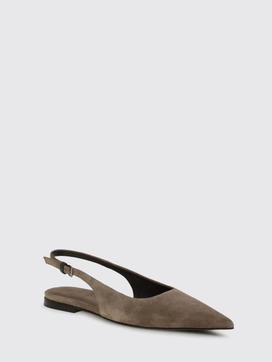 26SS 브루넬로 쿠치넬리 플랫 슈즈 MZSFC3178 C8849 Beige - BRUNELLO CUCINELLI