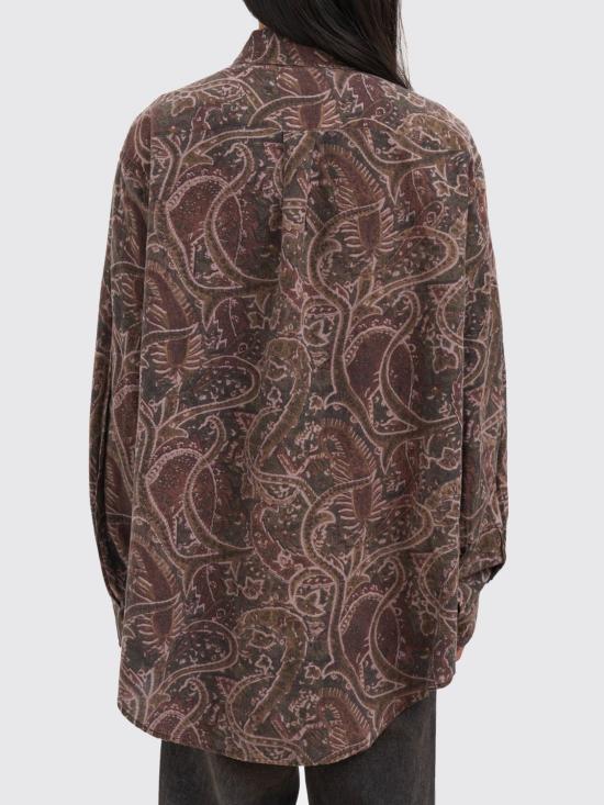 26SS 아워레가시 바스트 셔츠 오버다이드 스네이크 페이즐리 프린트 M2262VSP Green - OUR LEGACY