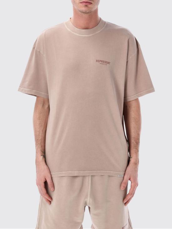 26SS 리프레젠트 반팔 티셔츠 OCM41114 322 Blush Pink