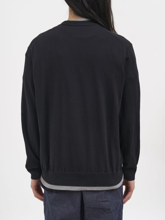 26SS 파올로페코라 스웨터 A008F100 9000 Black - PAOLO PECORA