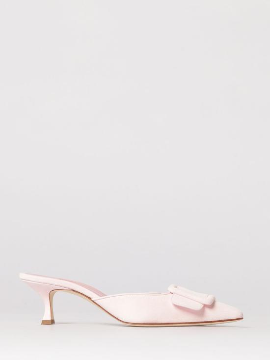 26SS 마놀로 블라닉 뮬/슬리퍼 9XX 0246 0126 6804 Pink