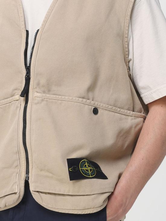 26SS 스톤 아일랜드 베스트 6100007S0184 V019A Sand - STONE ISLAND