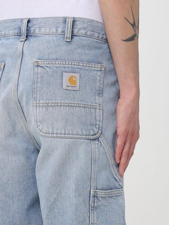 26SS 칼하트 WIP 더블 니 쇼츠 I034867 01WU Blue - CARHARTT WIP
