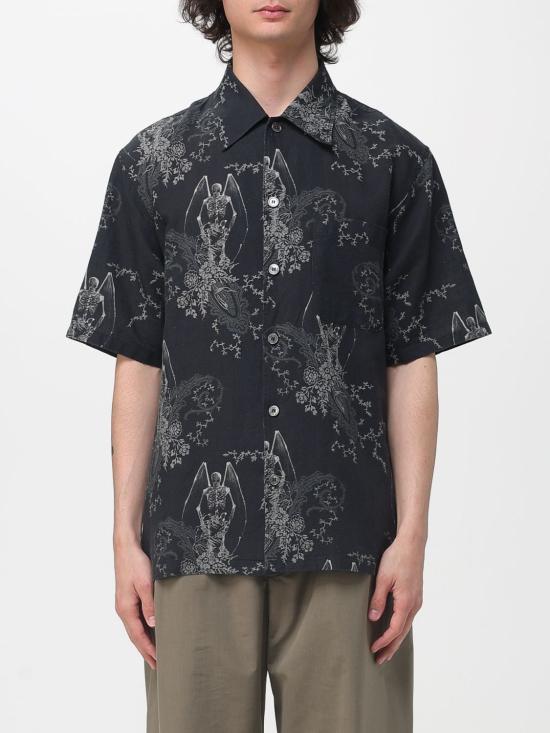 26SS 아워레가시 에브리 셔츠 숏슬리브 데스 페이즐리 프린트 M2262EDP Black