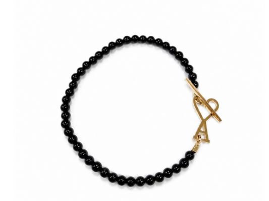 26SS 아미 팔찌 UJW457 HW00179022 Or noir