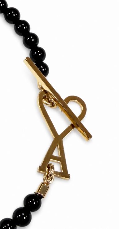 26SS 아미 팔찌 UJW457 HW00179022 Or noir - AMI