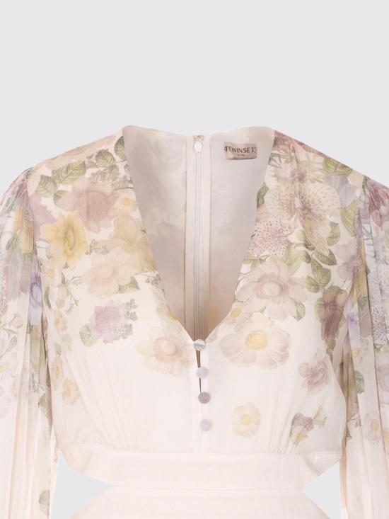 26SS 트윈셋 롱 원피스 261TT2561 13588 White - TWINSET