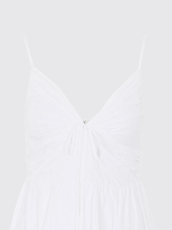 26SS 마이클 코어스 롱 원피스 MS683DHKLZ 100 White - MICHAEL KORS