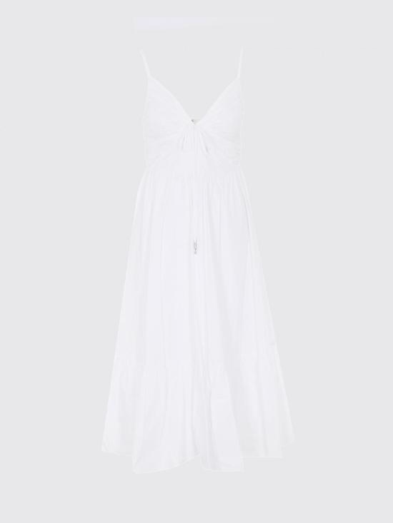 26SS 마이클 코어스 롱 원피스 MS683DHKLZ 100 White - MICHAEL KORS