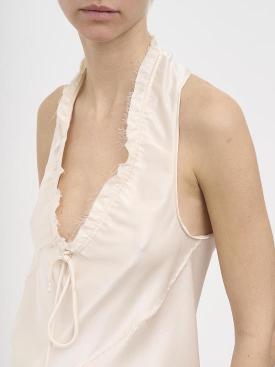 26SS 예후아판 민소매 티셔츠 N1013 CREAM Yellow Cream - YEHUAFAN