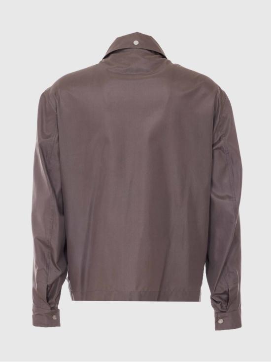 26SS 브루넬로 쿠치넬리 언라인드 멤브레인 실크 블루종 MZ4216570 C1228 Beige - BRUNELLO CUCINELLI