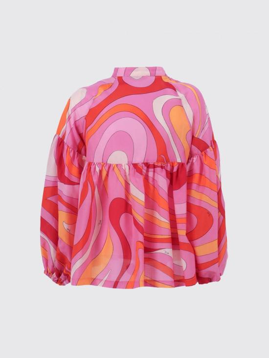 26SS [키즈] 푸찌 셔츠 PY5A60M0077 515AR Pink - PUCCI