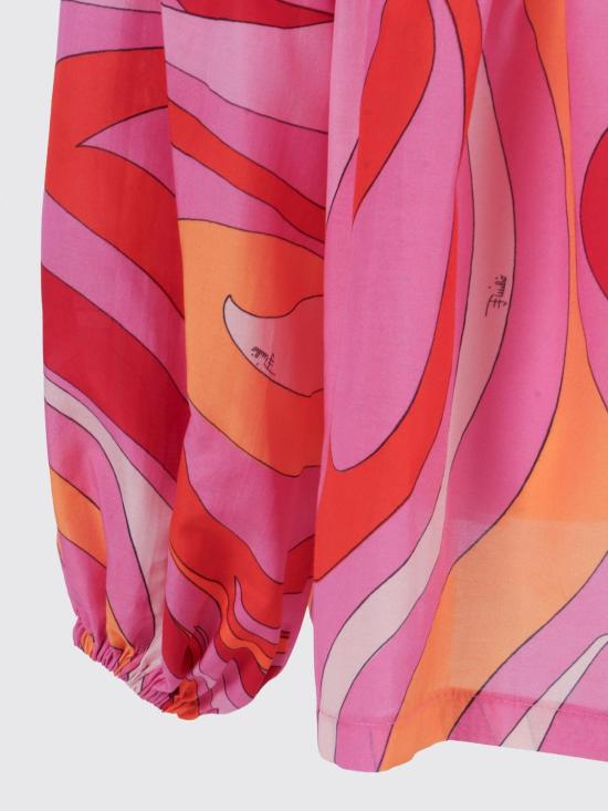 26SS [키즈] 푸찌 셔츠 PY5A60M0077 515AR Pink - PUCCI