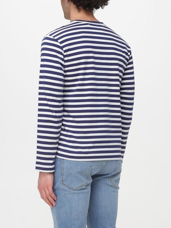 26SS 꼼데가르송 반팔 티셔츠 AXT010051 1 Blue - COMME DES GARCONS