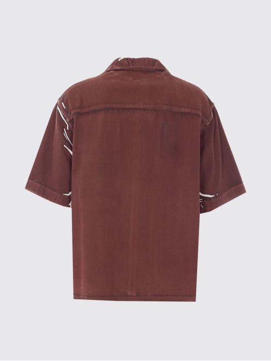 26SS 마르니 반팔 셔츠 CUJU0017A2USCY64 PRM37 Brown - MARNI