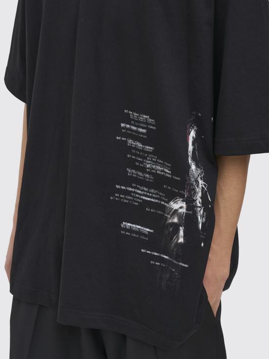 26SS 이자벨베네나토 반팔 티셔츠 UJ12PS26 Black - ISABEL BENENATO