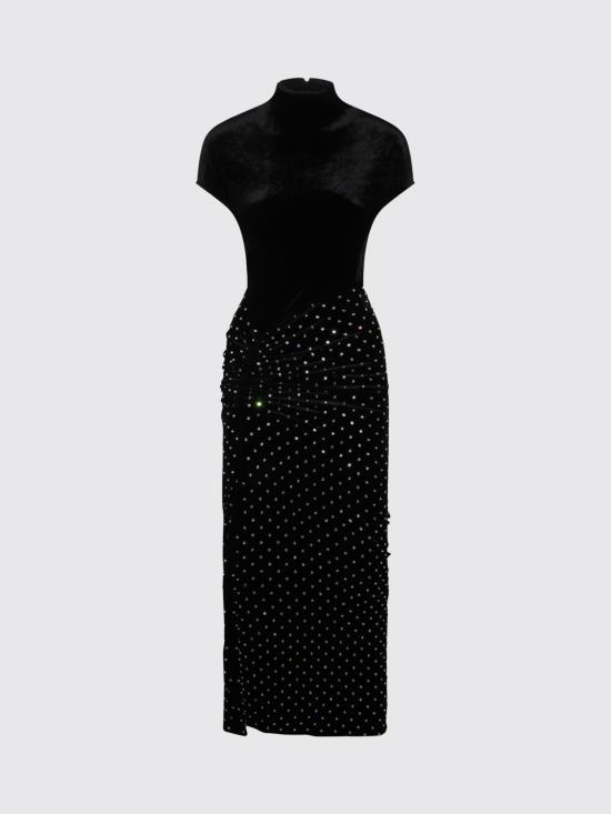 26SS 알라이아 롱 원피스 AA9R2896X094C 781 Black - ALAIA