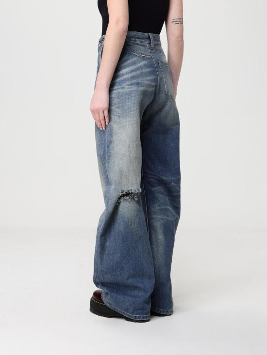 26SS MM6 메종마르지엘라 Twist 와이드레그 진 S52LA0243M30016 961 Blue - MM6 MAISON MARGIELA