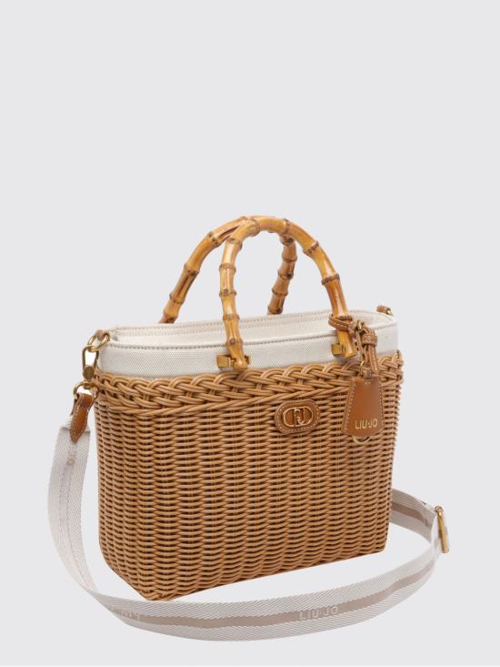 26SS 리우조 토트백 AA6216A0004 00005 Beige - LIU JO