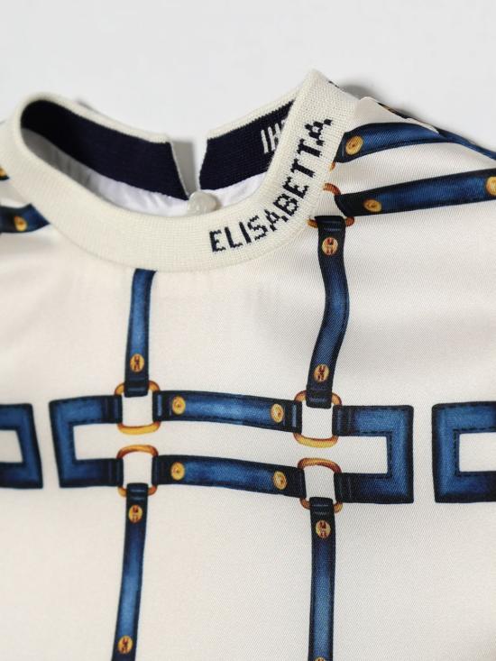 26SS [키즈] 엘리자베타프랜치 티셔츠 EFCA2830FODER D681 Butter - ELISABETTA FRANCHI