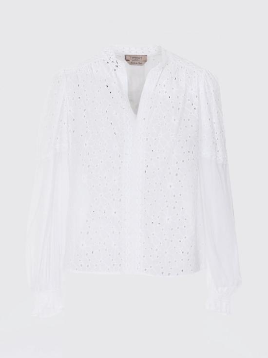 26SS 트윈셋 셔츠 261TF2114 00282 White - TWINSET