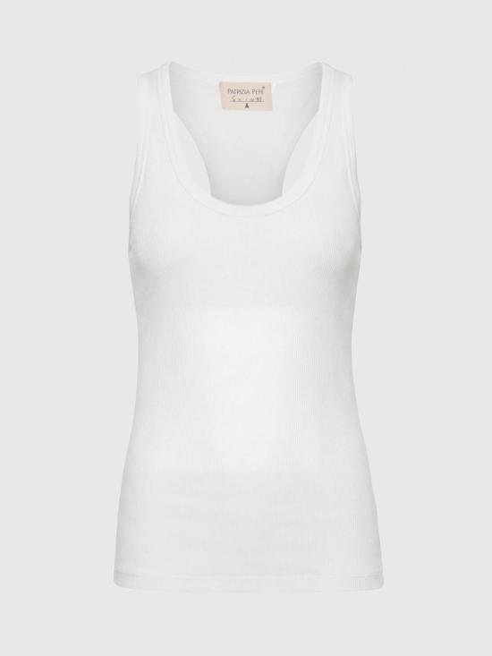 26SS 파트리지아페페 반팔 티셔츠 8M1760J182 W146 White - PATRIZIA PEPE
