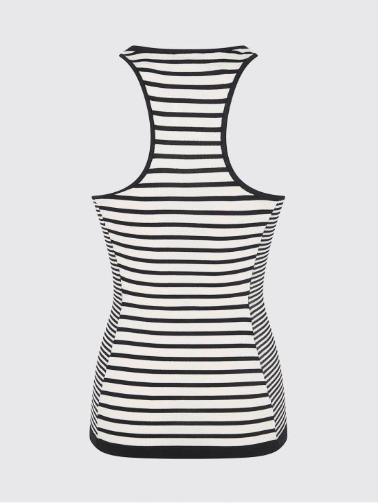 26SS 엘리자베타프랜치 탑 TK69T61E2 685 Black - ELISABETTA FRANCHI