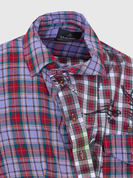 26SS 비비안웨스트우드 셔츠 35010022C007L O101 Multicolor - VIVIENNE WESTWOOD