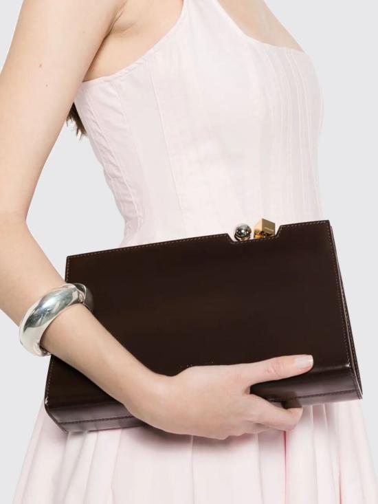 26SS 자크뮈스 클러치/파우치 26EBAW00452AC18A10 495 Burgundy - JACQUEMUS